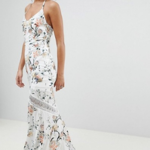 hope and ivy maxi with lace up back